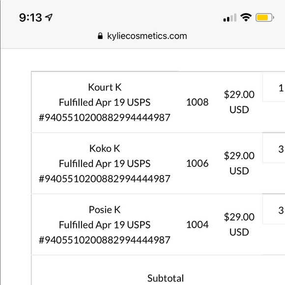 Kylie Cosmetics Lip Kit Koko K 100% Authentic - Picture 4 of 4